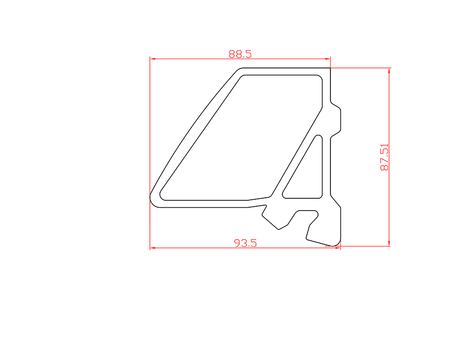 鋁合金熱擠壓型材 LX-4815