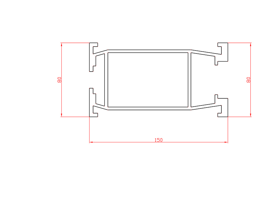 鋁合金熱擠壓型材 LX-4681