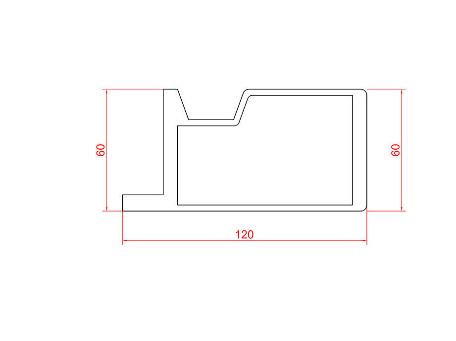 鋁合金熱擠壓型材 LX-3866
